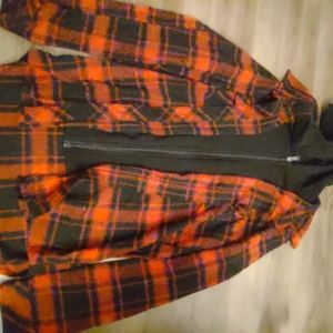 Red hoodie/flannel